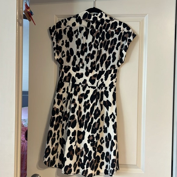 Nanette Lepore leopard silk skirt dress size 4 - Picture 4 of 4